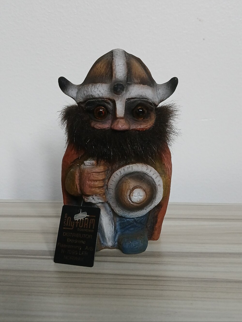 Vintage NyForm Norway Viking Troll Doll #601 w/Tag